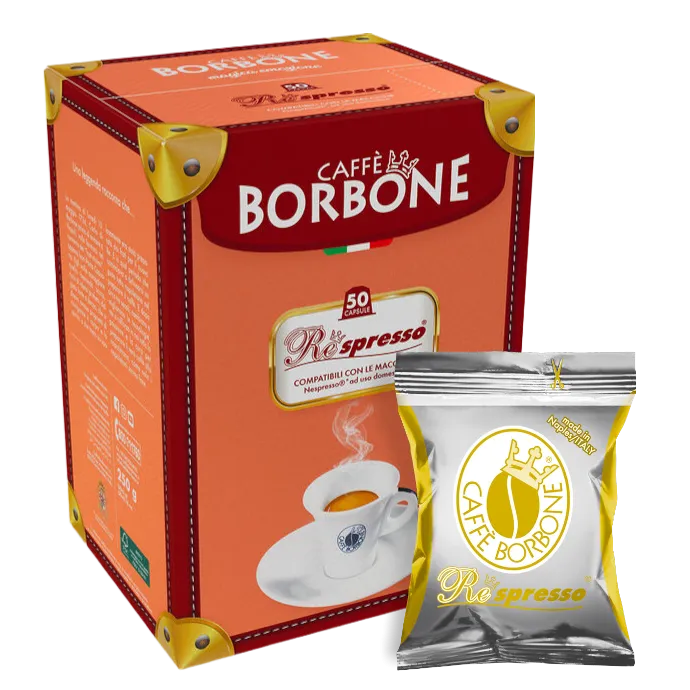 50 capsule Borbone Respresso Miscela ORO compatibili Nespresso