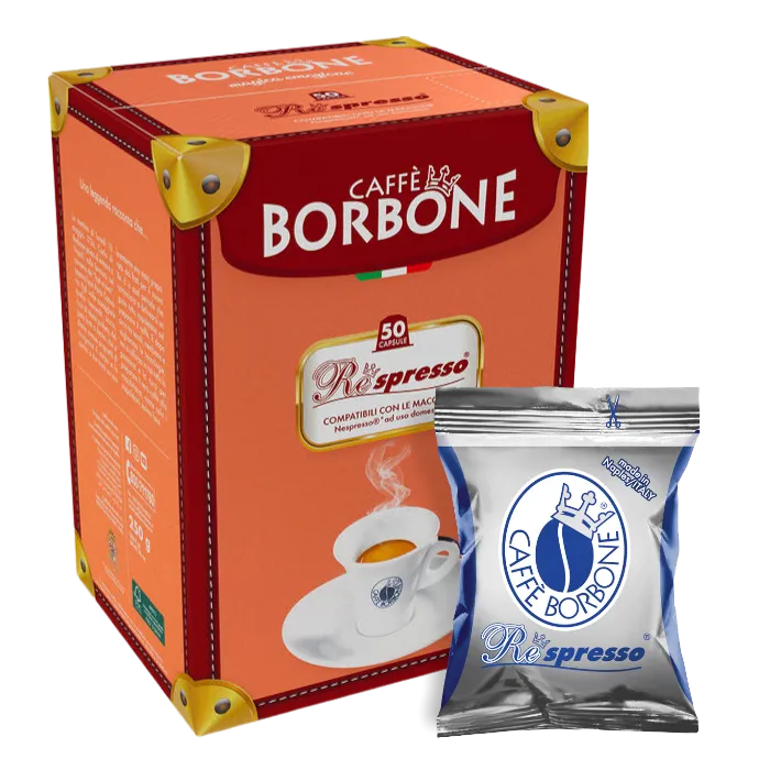 50 capsule Borbone Respresso Miscela BLU compatibili Nespresso