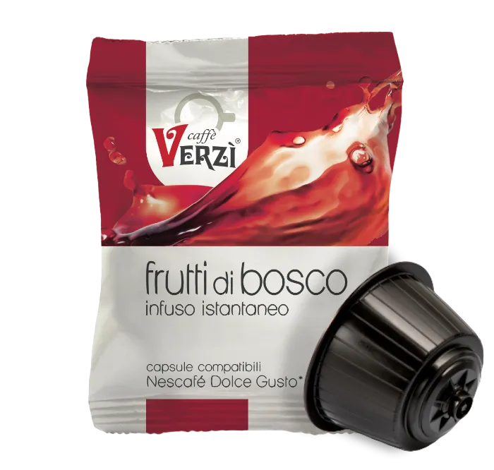 30 Capsule FRUTTI DI BOSCO Caffè Verzì compatibili DOLCE GUSTO