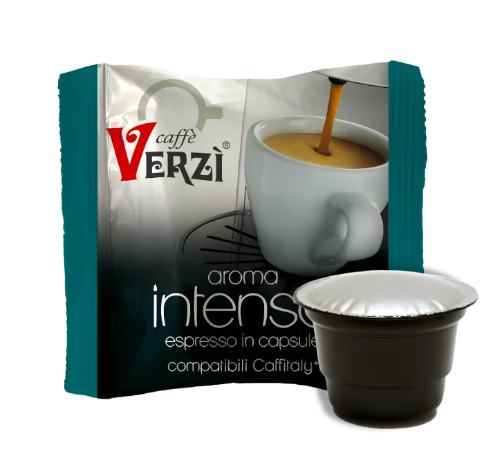 Capsule Caffè Verzì Miscela INTENSO compatibili Caffitaly System