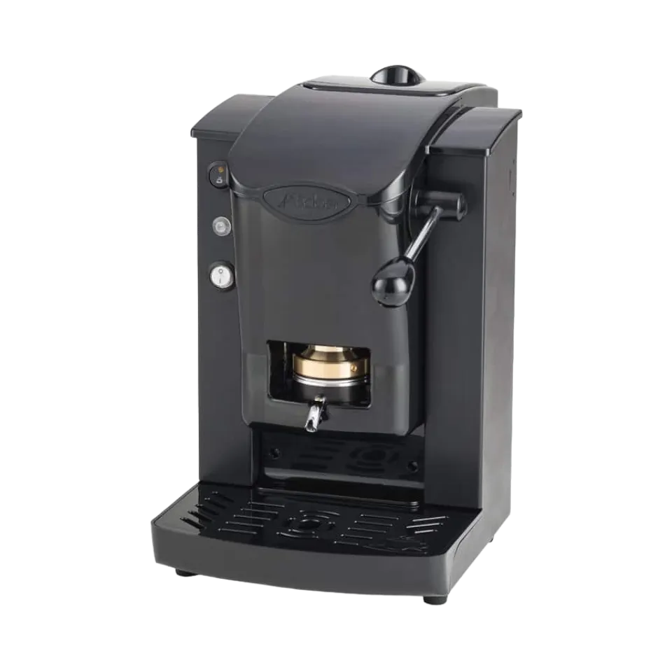 Faber Slot Plast NERA Macchina da Caffè in Cialde Telaio Ottone