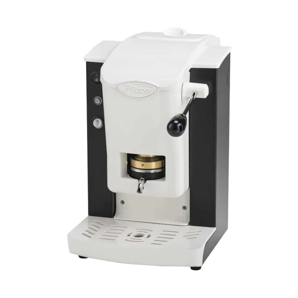 Faber Slot Plast Telaio NERO Plast BIANCO Macchina da Caffè in Cialde Telaio Ottone