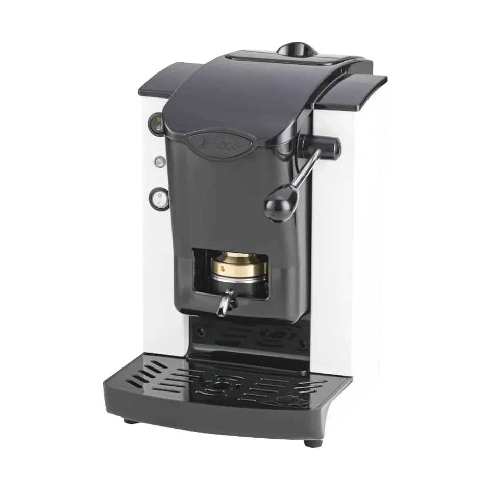 Faber Slot Plast Telaio BIANCO Plast NERO Macchina da Caffè in Cialde Telaio Ottone