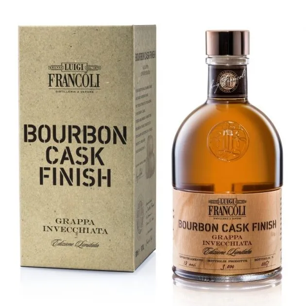 Grappa Invecchiata Luigi Francoli BOURBON CASK FINISH 500 ml