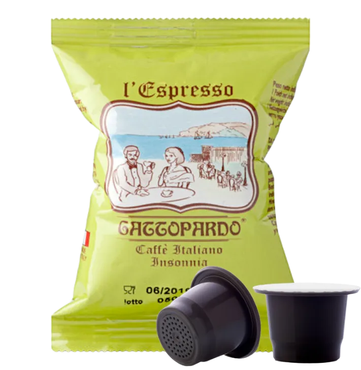 Toda Caffè Gattopardo Miscela Insonnia capsule compatibili Nespresso 100