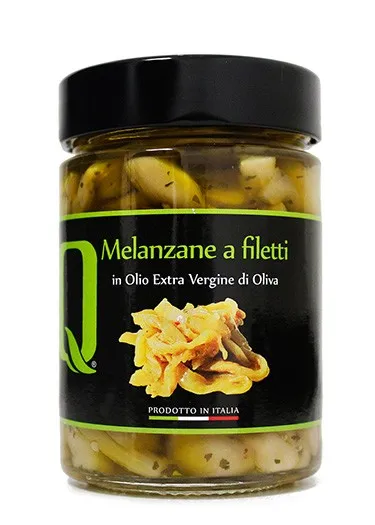 Melanzane a Filetti sott'olio Quattrociocchi 320g