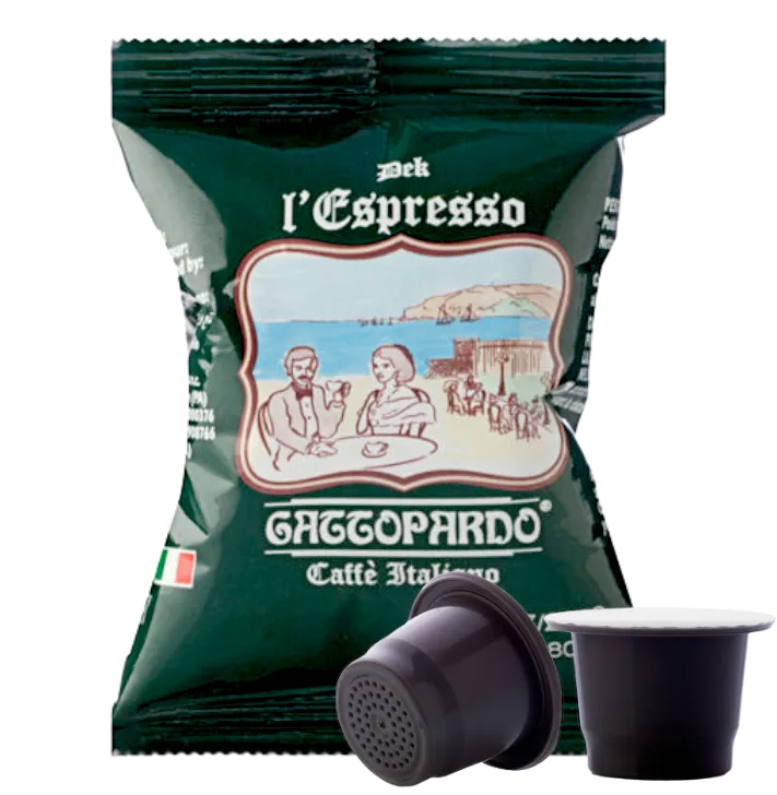 Toda Caffè Gattopardo Decaffeinato capsule compatibili Nespresso 100