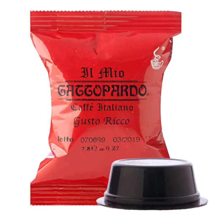 100 Capsule Toda Caffè Gattopardo Miscela Gusto Ricco compatibili Lavazza A Modo Mio