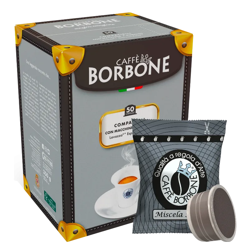 Caffè BORBONE Miscela NERA per Espresso Point Box 50 Capsule