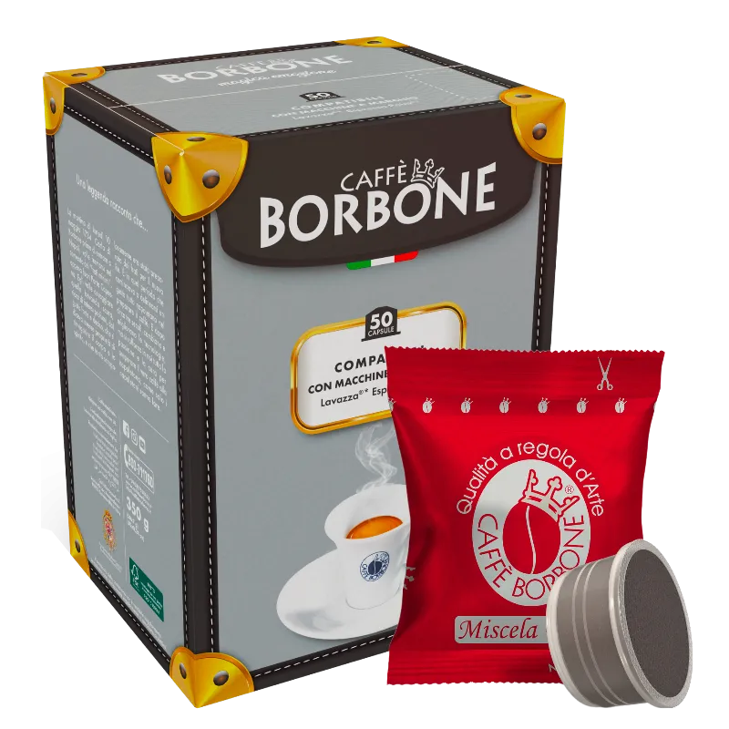 Caffè BORBONE Miscela ROSSA per Espresso Point Box 50 Capsule
