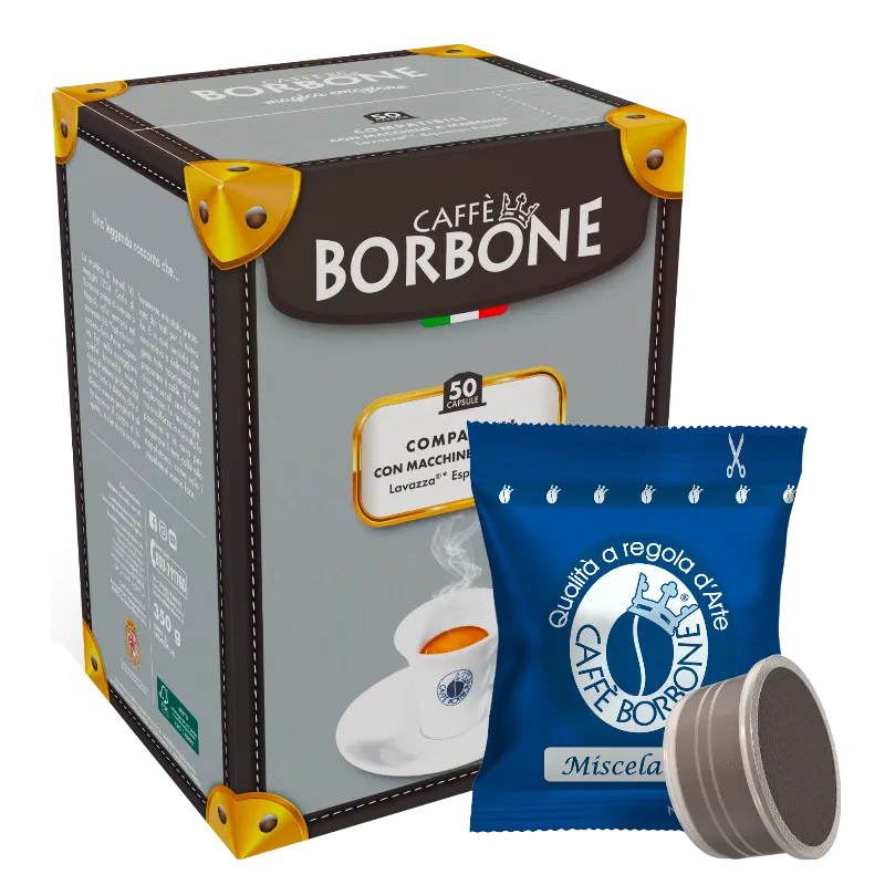 Caffè BORBONE Miscela BLU per Espresso Point Box 50 Capsule