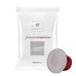 Lollo Caffè Passionespresso Miscela Argento compatibile Nespresso 100 capsule