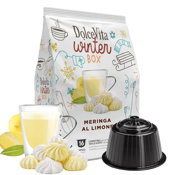 MERINGA AL LIMONE compatibili NESCAFE DOLCE GUSTO capsule Dolce Vita