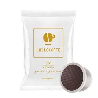 Lollo Caffè Gusto e Passione Miscela Oro compatibile Espresso Point 100 capsule