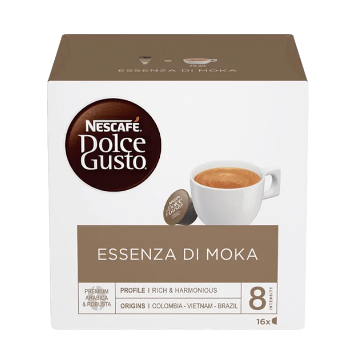 16 Capsule ESSENZA DI MOKA originali Nescafè Dolce Gusto