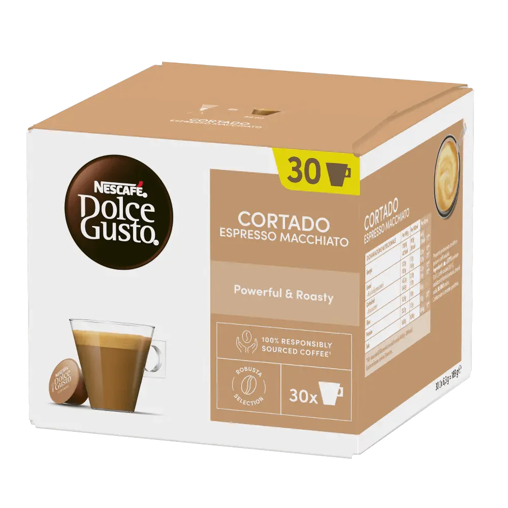 30 Capsule Nescafè Dolce Gusto Espresso Cortado Formato Convenienza