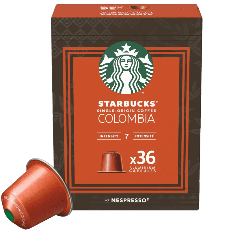 36 Capsule Starbucks Caffè Colombia by Nespresso per macchine Nespresso