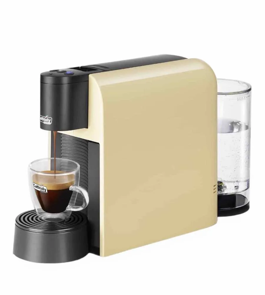 Macchina da caffè Volta S35 capsule originali Caffitaly colore GIALLO