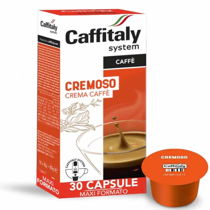 30 Capsule Caffè Espresso Miscela Cremoso Caffitaly System