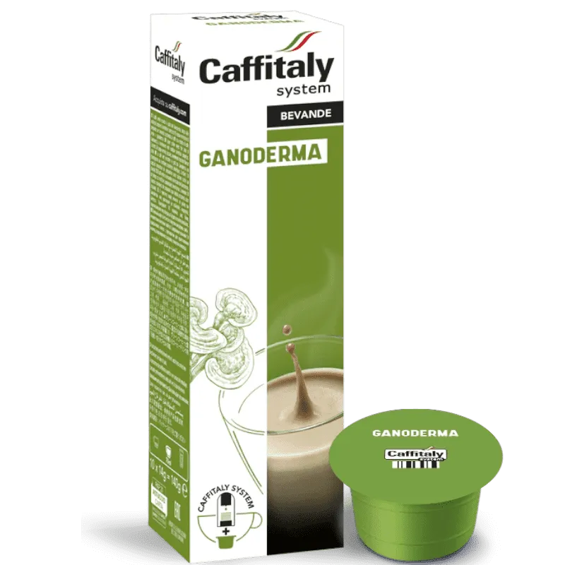 10 Capsule Caffè verde e Ganoderma per Caffitaly System