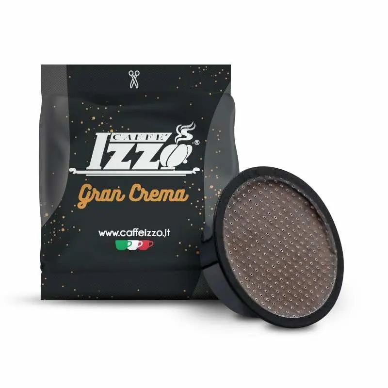 100 Capsule Izzo Caffè Miscela GRAN CREMA Compatibili Lavazza a Modo Mio