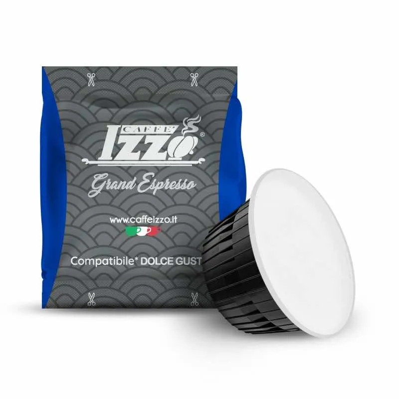 50 Capsule Izzo Caffè Miscela GRAND ESPRESSO Compatibili NESCAFÈ DOLCE GUSTO