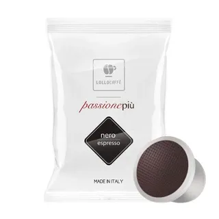 Lollo Caffè Passionepiù Miscela Nera compatibile Uno System 100 capsule