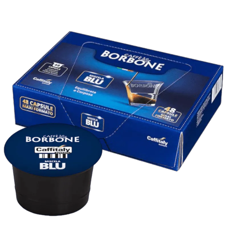 48 Capsule Originali Caffitaly System Miscela BLU Caffè Borbone