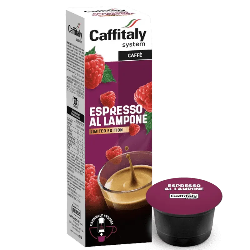 Capsule Bevanda Caffè espresso al Lampone per Caffitaly System