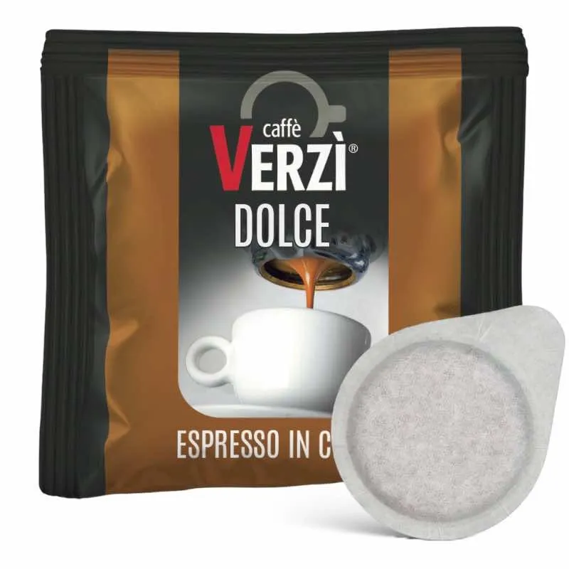 150 Cialde Compostabili Caffè Verzì Miscela Aroma Dolce