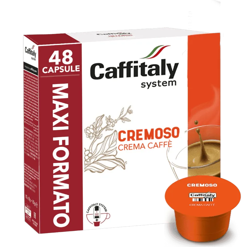 48 Capsule Caffè Espresso Miscela Cremoso Caffitaly System