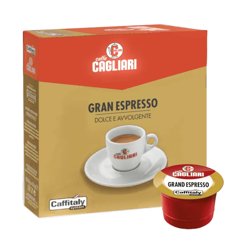 48 Capsule Miscela Grand Espresso Caffè Cagliari Caffitaly System