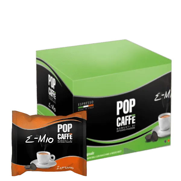 30 Capsule e-Mio Pop Caffè Miscela INTENSO compatibili A Modo Mio