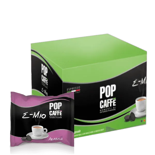 30 Capsule e-Mio Pop Caffè Miscela ARABICA compatibili A Modo Mio