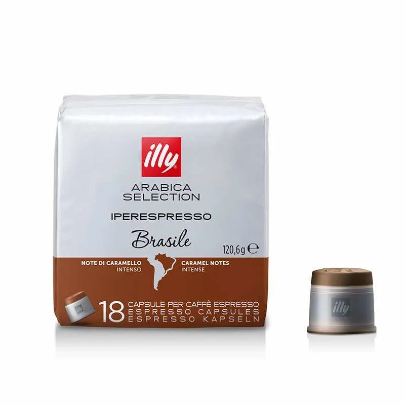 18 Capsule Caffè ILLY Iperespresso Arabica Selection BRASILE
