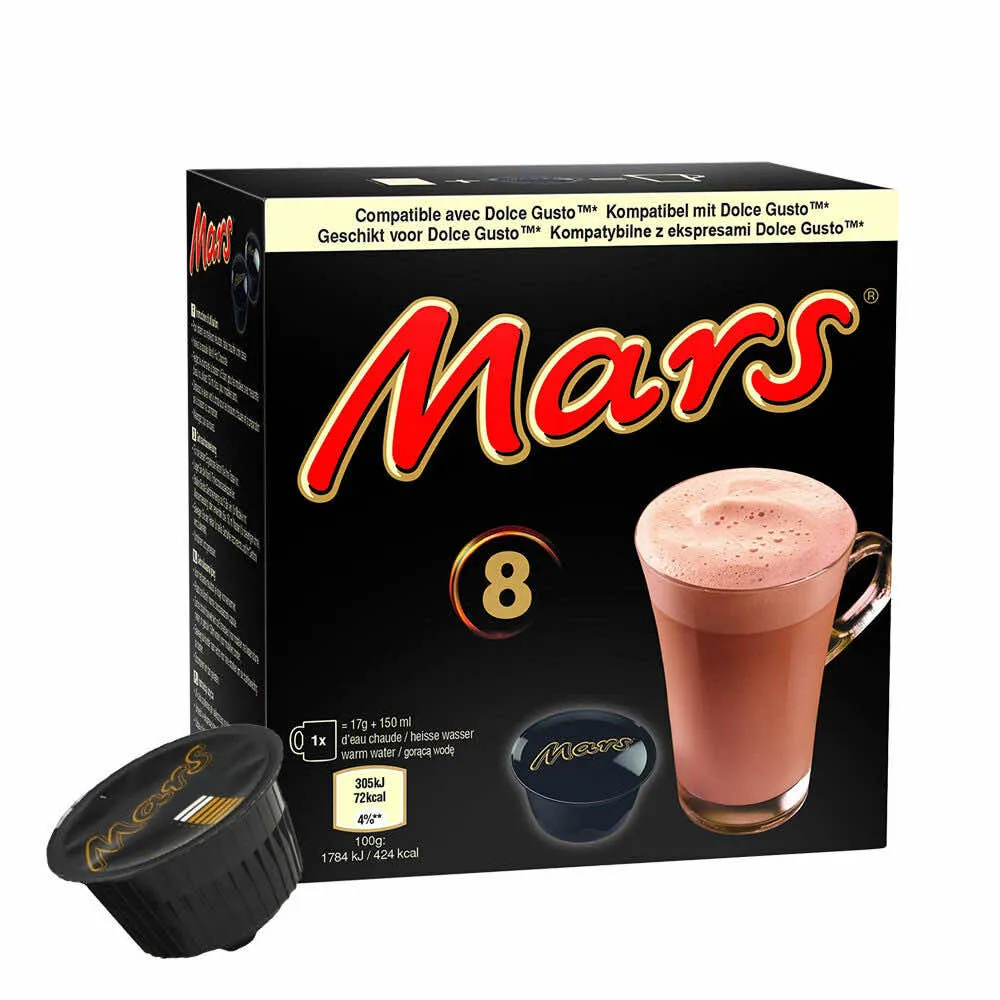 8 Capsule MARS compatibili con sistema NESCAFÉ Dolce Gusto