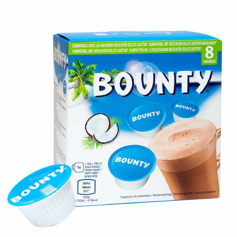 8 Capsule BOUNTY compatibili con sistema NESCAFÉ Dolce Gusto