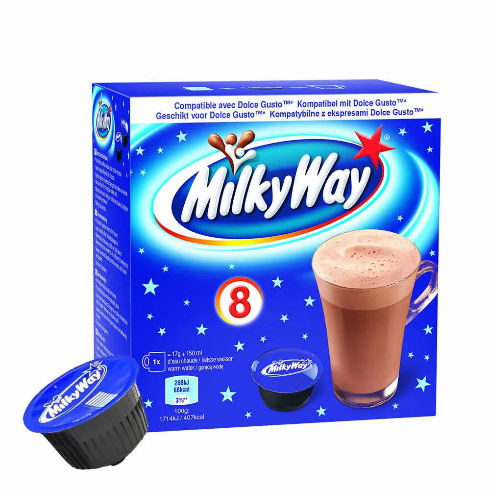 8 Capsule MILKY WAY compatibili con sistema NESCAFÉ Dolce Gusto