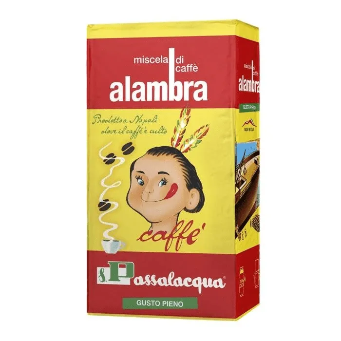 Caffè Macinato Passalacqua Miscela ALAMBRA Pacchetto 250g