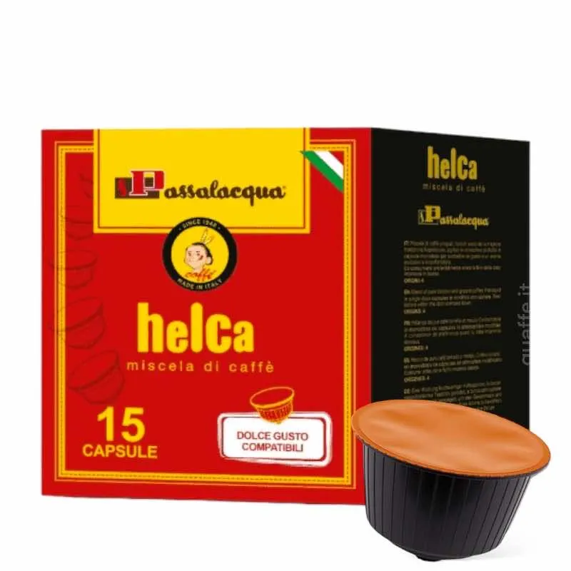 15 Capsule Caffè Passalacqua Compatibili Nescafè Dolce Gusto Miscela HELCA