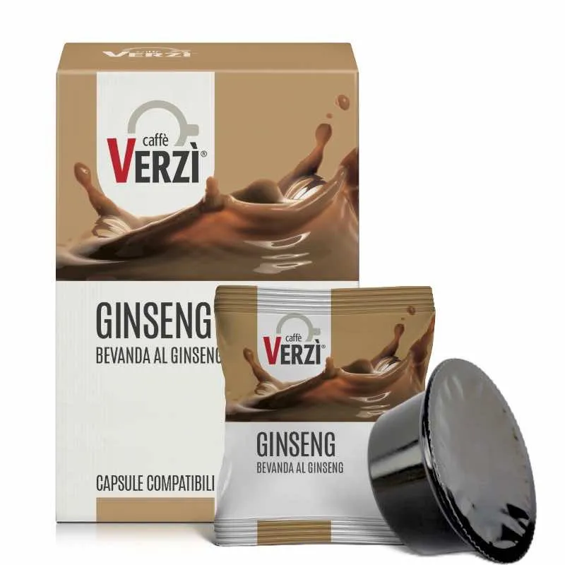 50 Capsule GINSENG Caffè Verzì compatibili Lavazza Firma