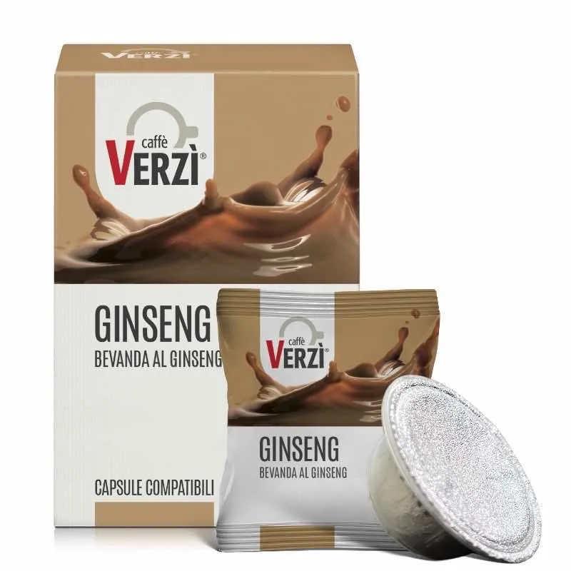 50 Capsule GINSENG Caffè Verzì compatibili Bialetti