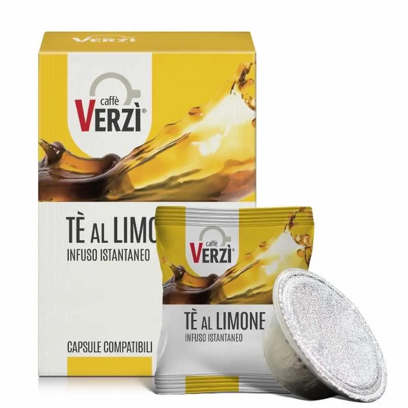 50 Capsule TE AL LIMONE Caffè Verzì compatibili Bialetti