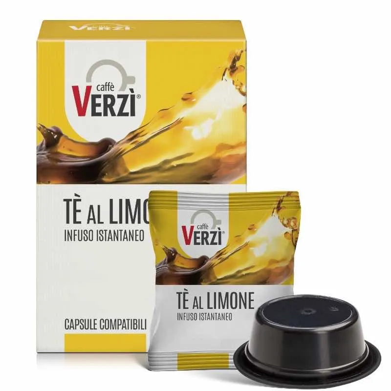 50 Capsule TE AL LIMONE Caffè Verzì compatibili Lavazza a Modo Mio