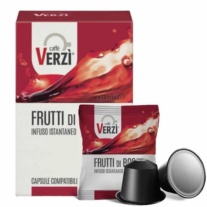50 Capsule FRUTTI DI BOSCO Caffè Verzì compatibili Nespresso