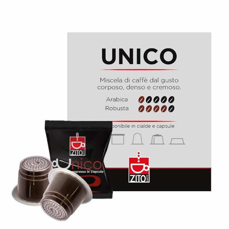 100 Capsule Zito Caffè Miscela Unico compatibile Nespresso