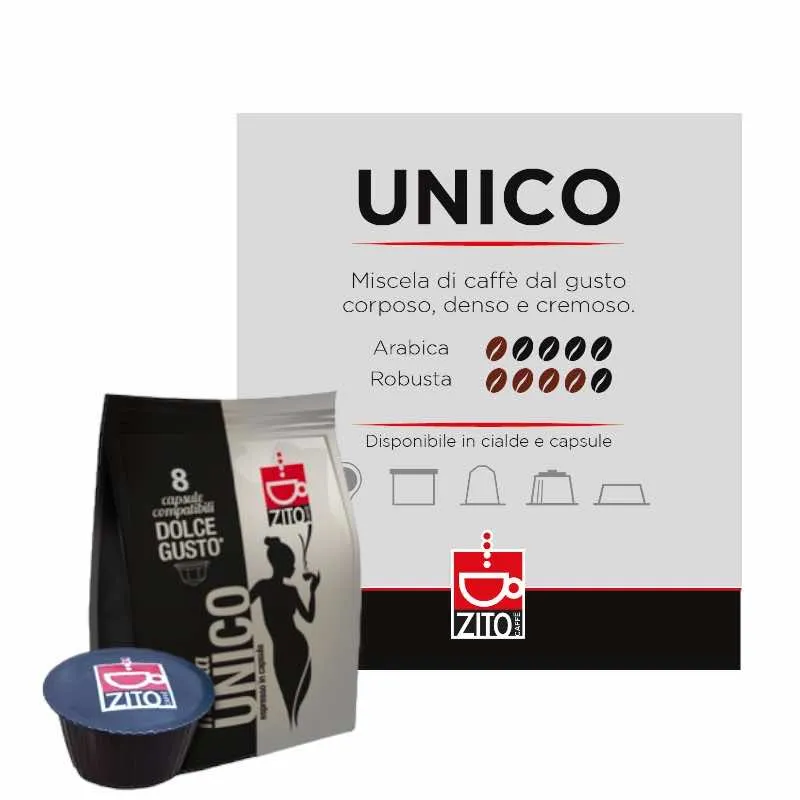 50 Capsule Zito Caffè Miscela Unico compatibile Dolce Gusto