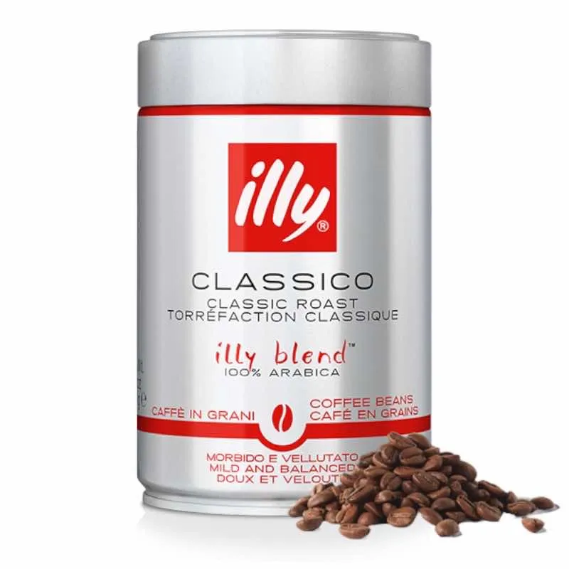 Illy Caffè in Grani tostato CLASSICO barattolo - 250gr