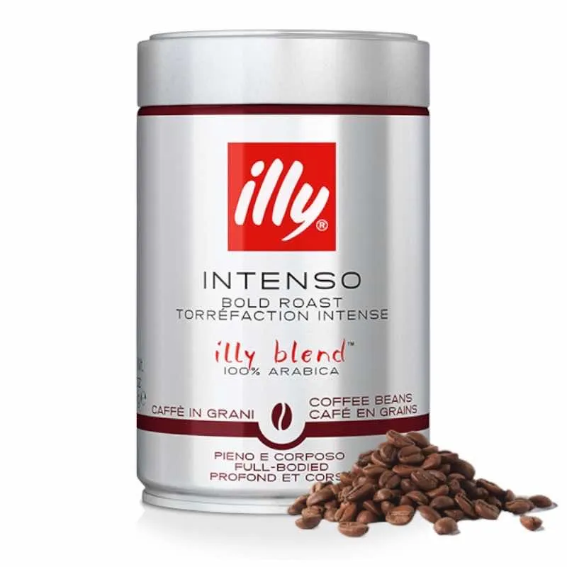 Illy Caffè in Grani tostato INTENSO barattolo - 250gr
