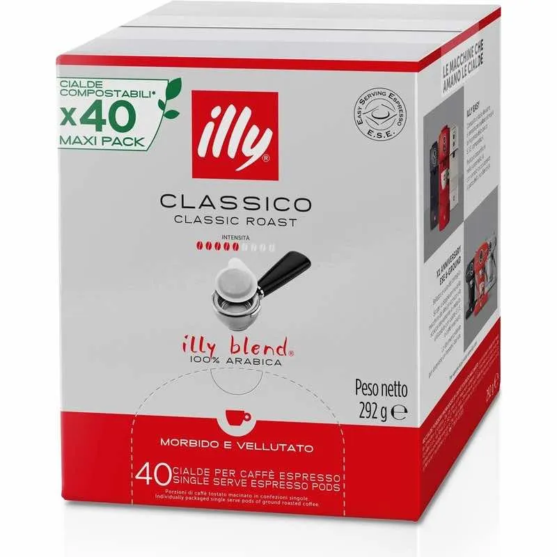 40 Cialde Illy ESE Classico - Arabica 100%, tostatura media